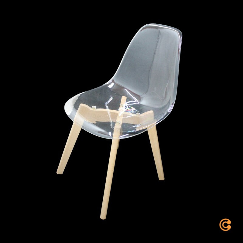 17 Stories Cansel Esszimmerstuhl Stuhl Designstuhl Stuhlset Transparent - 0806360012680