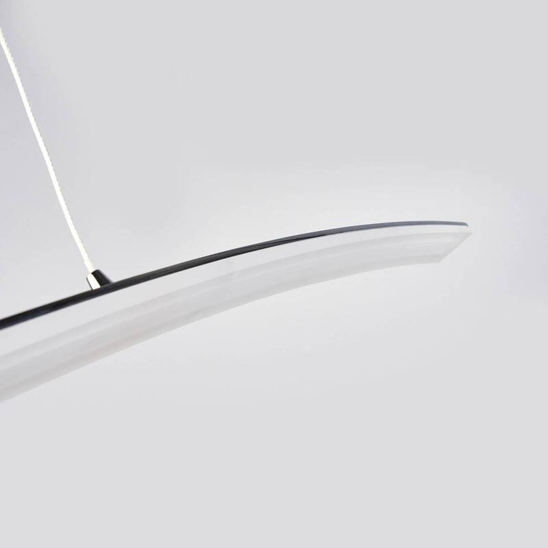 Lucande Pendelleuchte Hängeleuchte LED Lorian Chrom Metall Aluminium 99 cm - 6291106551808