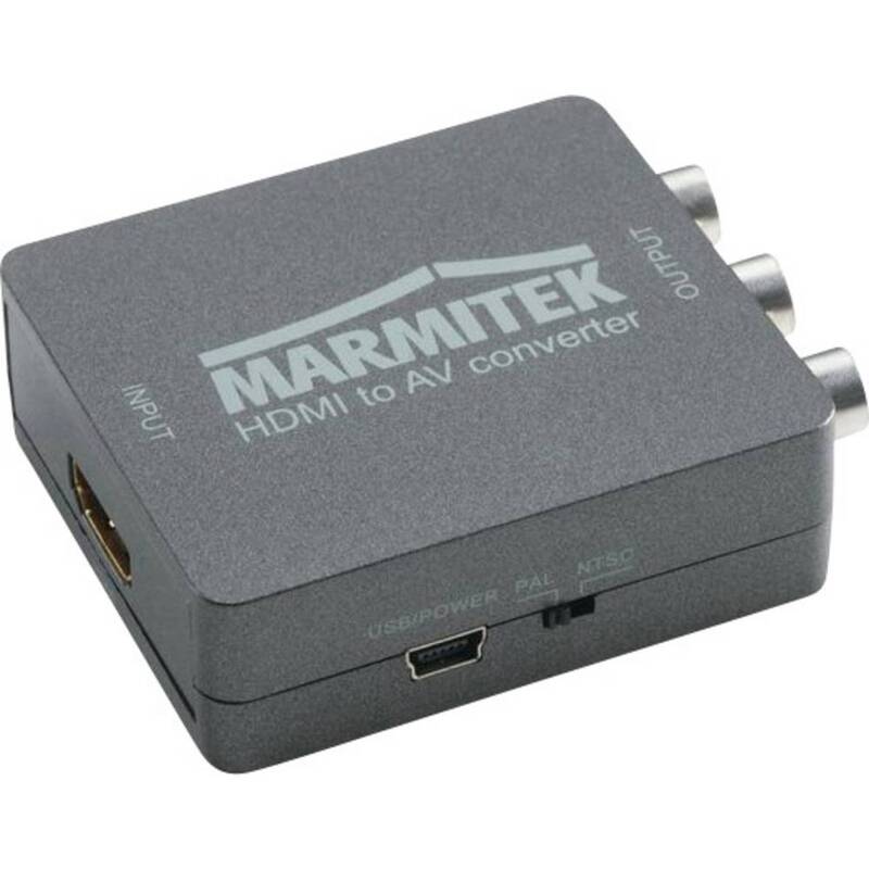 Marmitek AV Konverter HDMI auf RCA/SCART Signalwandler 1080 x 720 Pixel HA13786 - 8718164532634