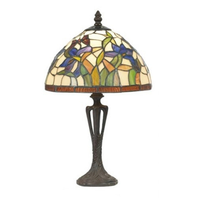 Artistar Tischleuchte Lampe ELANDA Tiffany Stil Glas Metall 41cm SIEHE TEXT/FOTO - 2431587021412