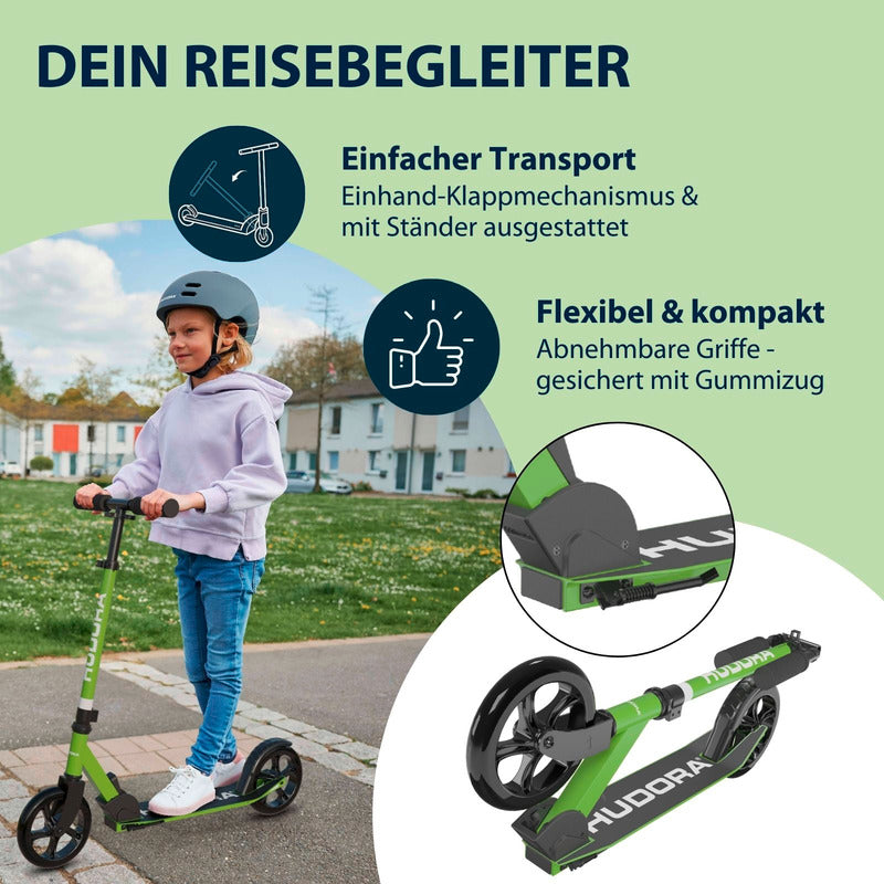 HUDORA Scooter Start 200 Roller Tretroller Kinder grün Outdoor Spielgerät202 - 4005998144893