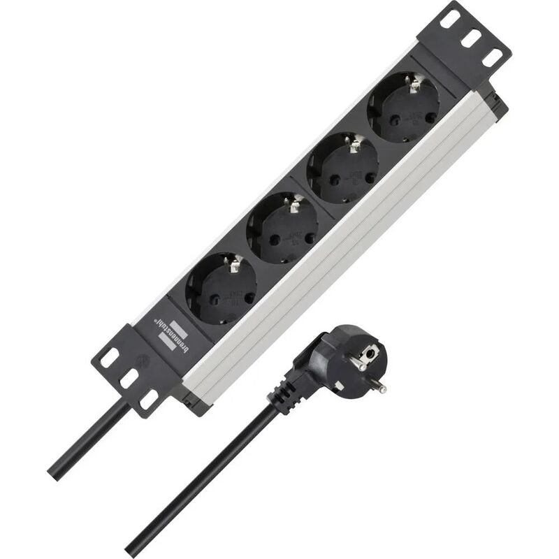 Brennenstuhl 1390007004 2 m 4 AC-Ausgänge Indoor IP20 Schwarz 12 STÜCK - 4007123662685
