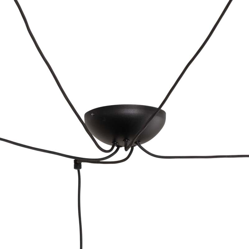 Nowodvorski Lighting Hängeleuchte Spider in Schwarz fünfflammig Deckenlampe Spot - 5903139678896
