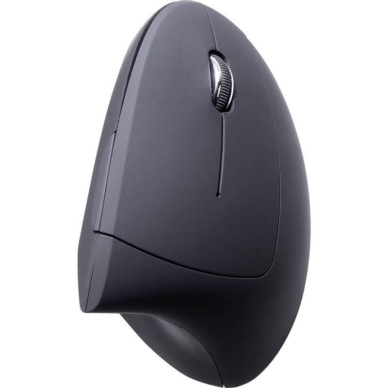 Renkforce Computermaus Ergonomisch RF-WM-322 Funk Optisch Schwarz 5 Tasten - 4064161039602