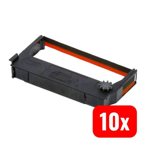 B-Ware Epson Farbband Original ERC2BR für Drucker M 280 TM 267 TM 270 schwarz rot 1 St.