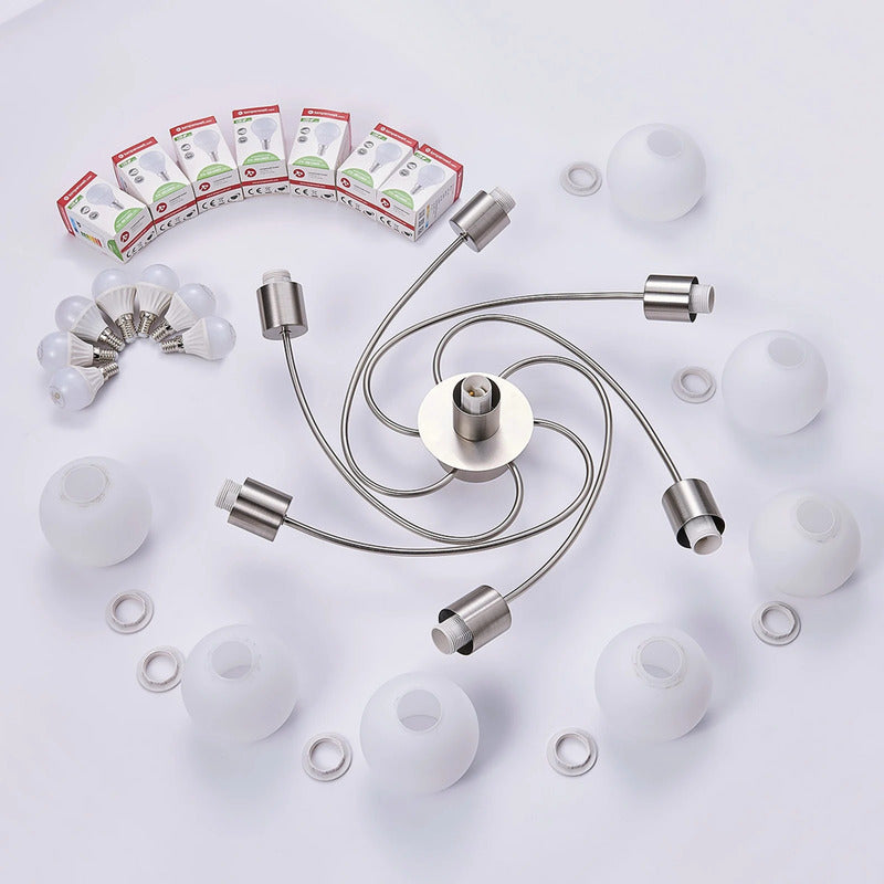 Lindby Deckenlampe Leuchte Ciala 7-flammig Glas E14 SIEHE TEXT/FOTO - 9621010