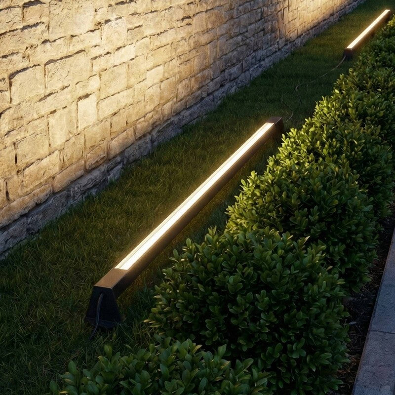 Lindby Stehleuchte Außenleuchte Zavio LED Gartenlampe anthrazit IP65 Erdspieß - 4255830909863