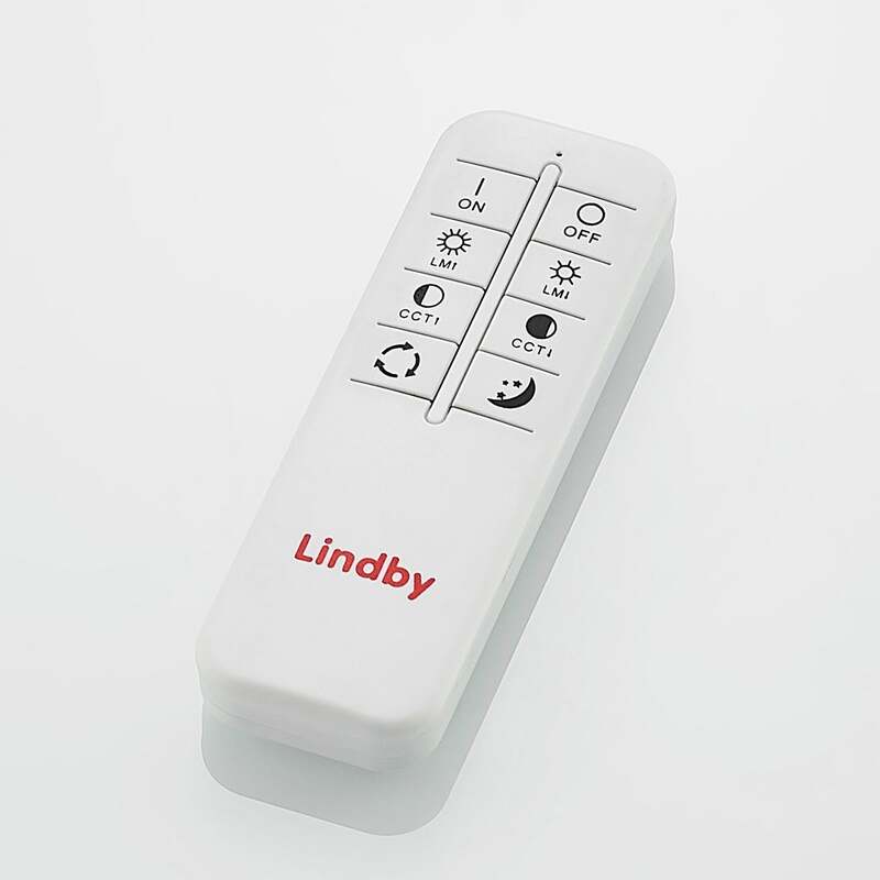 Lindby Deckenlampe Deckenleuchte LED Lanira Holz Fernbedienung dimmbar CCT - 4251911741575
