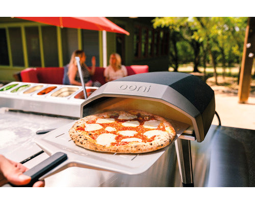 Ooni Pizzaofen Koda 12 Gas Edelstahl silberschwarz mit Hitzeregler Gaszündung - 5060568341224