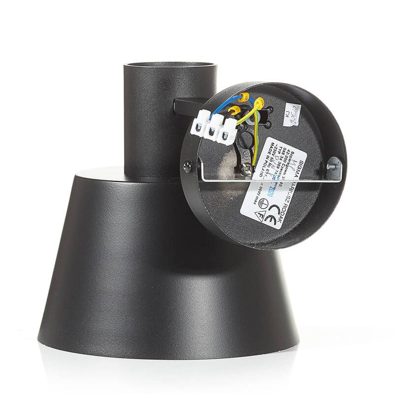 Euluna Wandleuchte Dunka Wandleuchte Lampe Leuchte Metall einflammig E27 schwarz - 5902846816591
