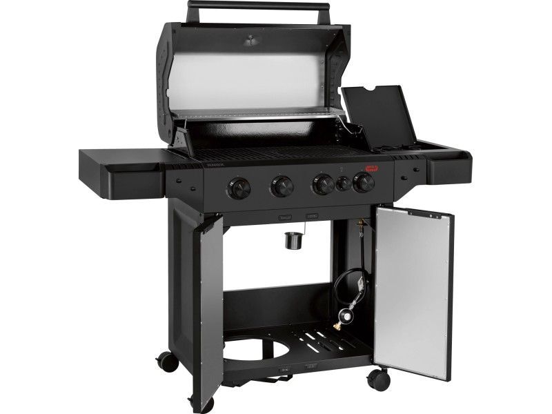 Jamestown Gasgrill 4-Brenner Knox II Grill mit Seitenbrenner für vielseitige - 4007873218415