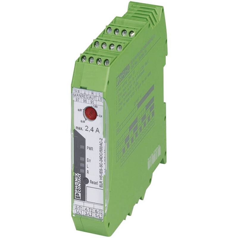 Phoenix Contact Motorschütz ELR H5-IES-SC- 24DC/500AC-2 24 V/DC 2.4 A 4-in-1 - 4046356504058