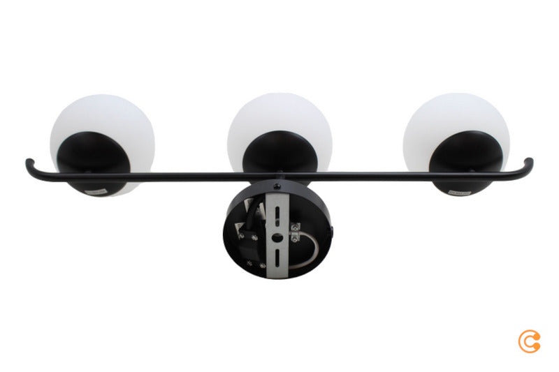 Nordlux Deckenlampe Grant Deckenlampe Lampe Leuchte Licht Schwarz Opalglas Deko - 5704924001130
