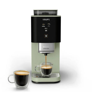 B-Ware Krups Kaffeevollautomat Espressomaschine SA401LE0 mit Mahlwerk grün 1,8l 15bar