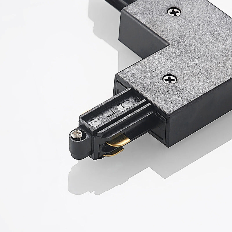 Lindby Eckverbinder Linaro schwarz 1-Phasen-System 6,5x6,5 cm Kunststoff - 4251911701265