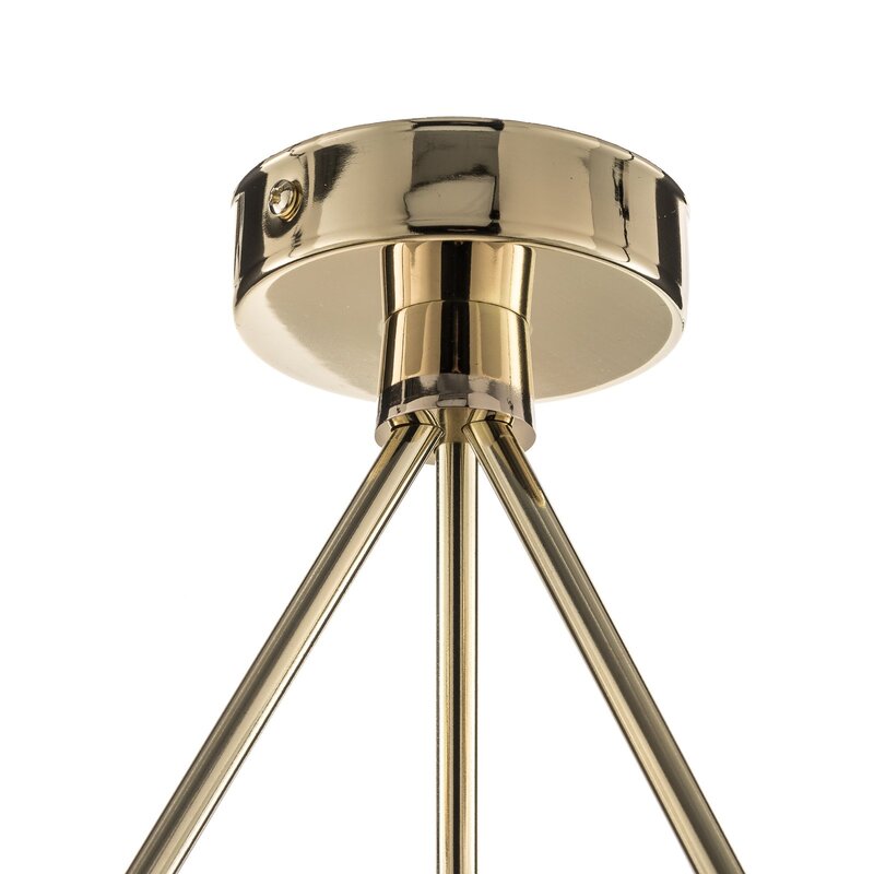 Euluna Deckenlampe Deckenlampe Lampe Leuchte hängend Tuse dreiflammig messing - 5902553216110