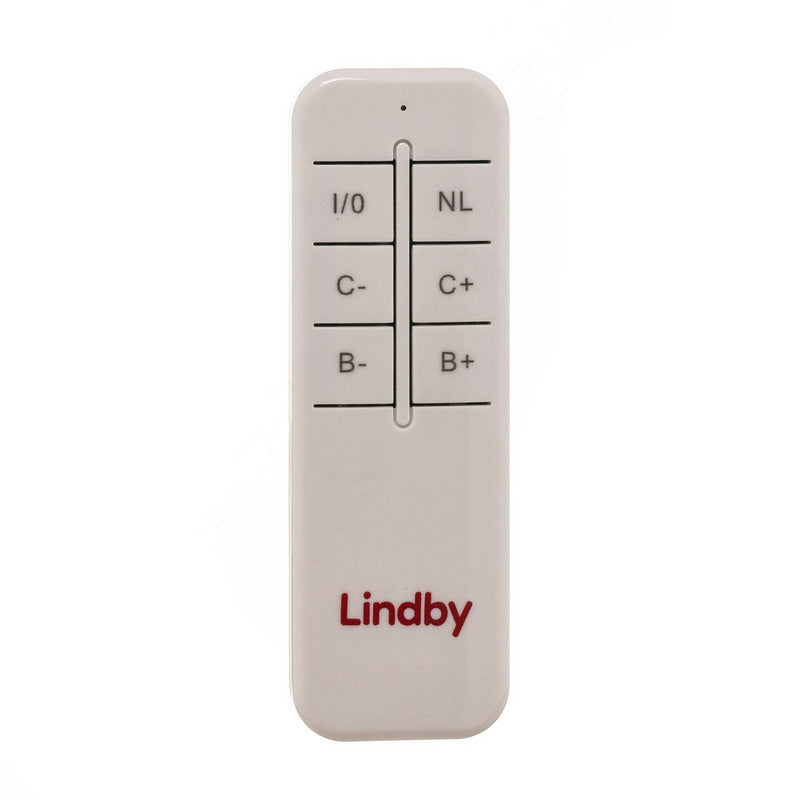Lindby Deckenleuchte Lampe LED Fernbedienung dimmbar Aluminium nickel warmweiß - 8032366