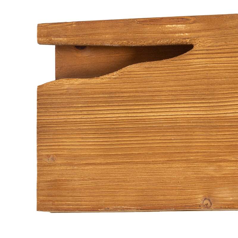 Lucande Wandleuchte Tarry LED Wandlampe Holz 2-flammig dimmbar 45cm braun - 4255830906244