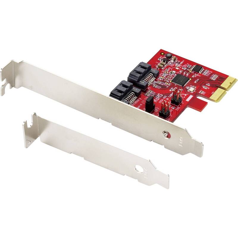 RENKFORCE RAID-Controllerkarte PCIe Karte SATA III SSD Festplatte Low-Profile - 4064161165738