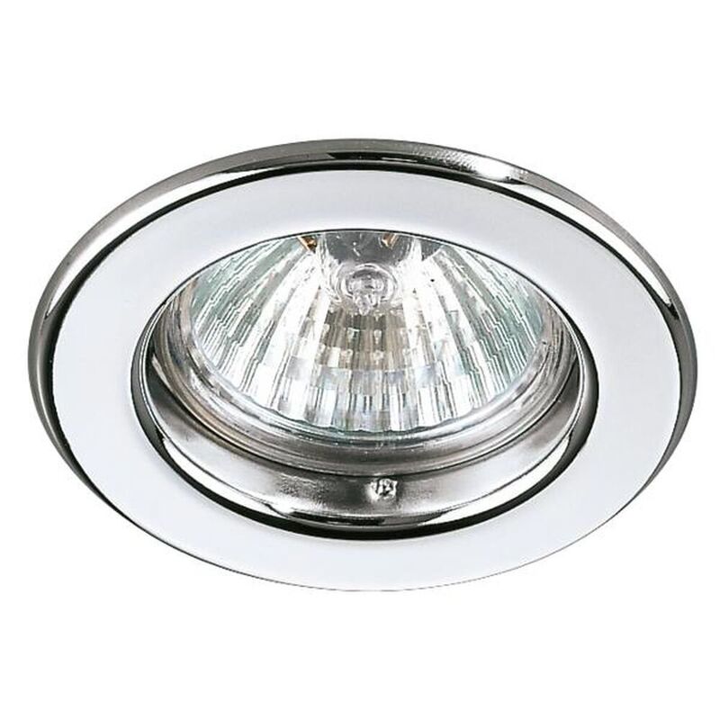 Brumberg Einbauleuchte Downlight Halogen GX5.3 Chrom Deckenmontage 50 W 5 STÜCK - 4250047706717