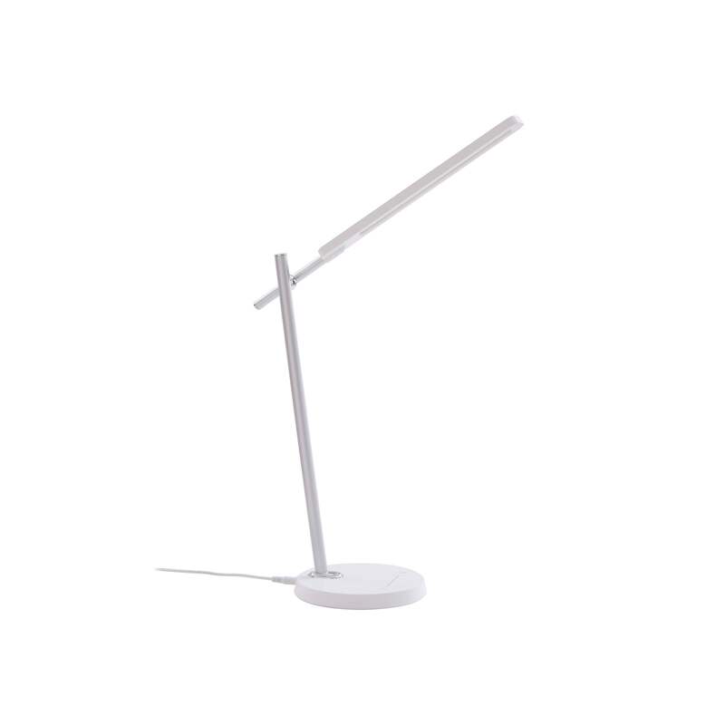 Lindby Tischleuchte Valtorin LED Lampe dimmbar höhenverstellbar weiß - 4251911775631