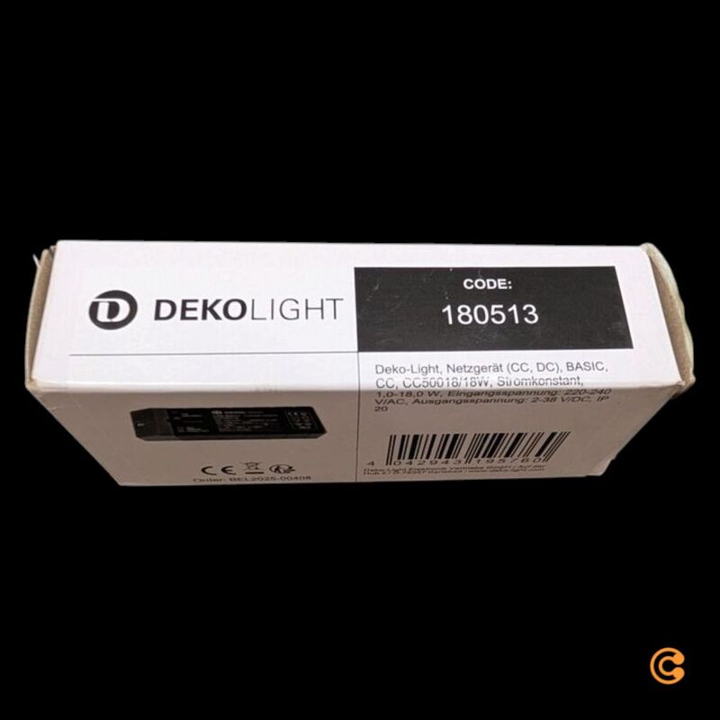 Deko Light DL LED-Netzgerät Netzteil LED-Netzteil BASIC CC 18W 2-38V DC 5 - 4042943195760