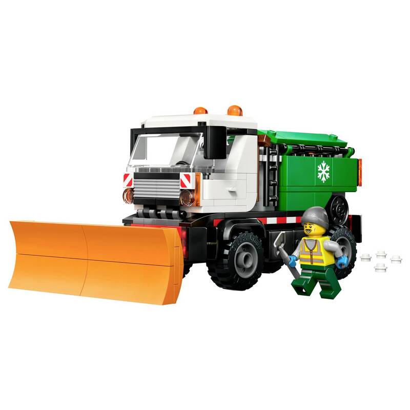 LEGO City Spielzeugauto Schneepflug Bauset Fahrzeug Minifigur Kinder Set - 5702018056592