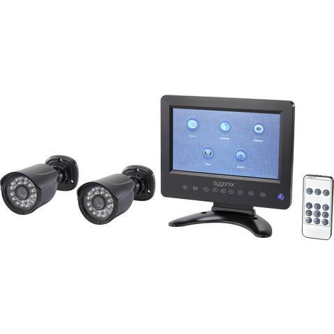 Sygonix Überwachungskamera Kamera Sicherheitskamera 2er Set Netzwerkkamera - 4064161151120
