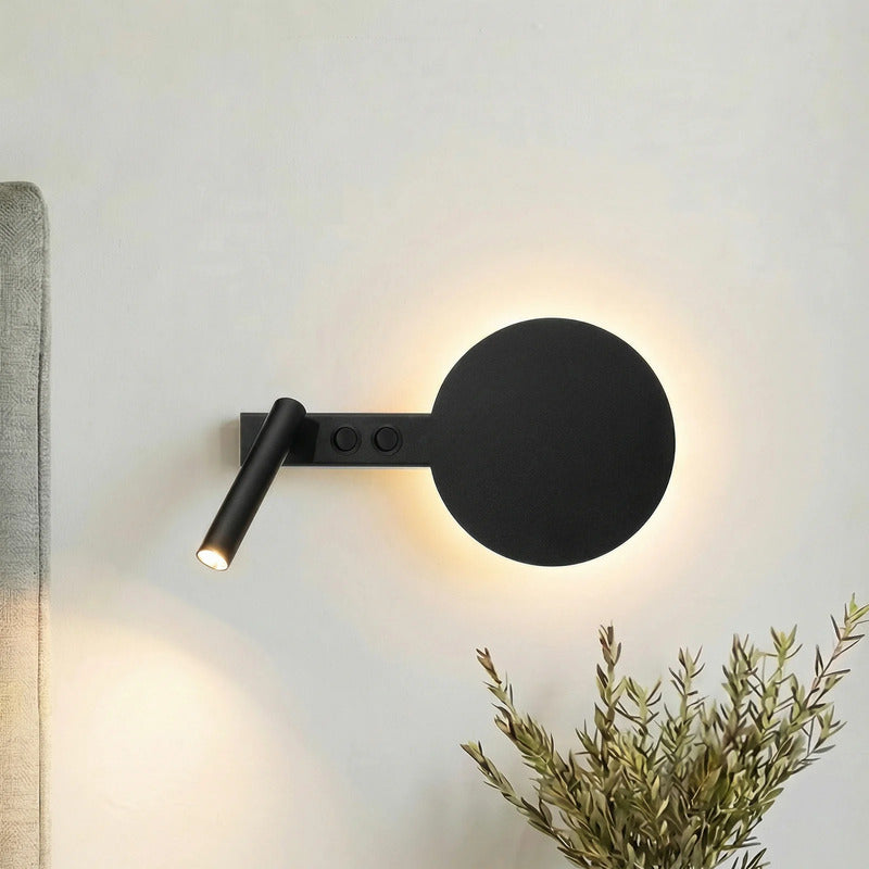 Wandleuchte Hotel Mood B schwarz LED Wandlampe Lampe Leuchte aus Stahl 41x22,5cm - 5902846817871