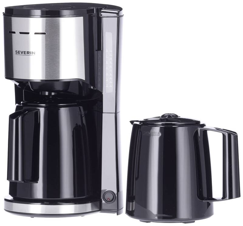 Severin KA 9308 Kaffeemaschine Edelstahl gebürstet Schwarz Kaffee Kapselmasch424 - 4008146041488
