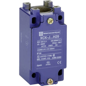 B-Ware Telemecanique Unterteil Endschalter ZCKJ1H29 Metall Blau IP65 Schrauben Quader