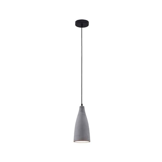 Lindby Beton-Pendelleuchte Sanne im Industriestil Deckenlampe Hängeleuchte E27 - 8502193103200