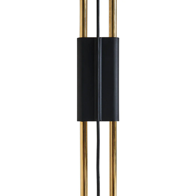 HAY Stehleuchte Stehlampe LED Matin Pfirsich Baumwollschirm Messing modern - 5710441329688