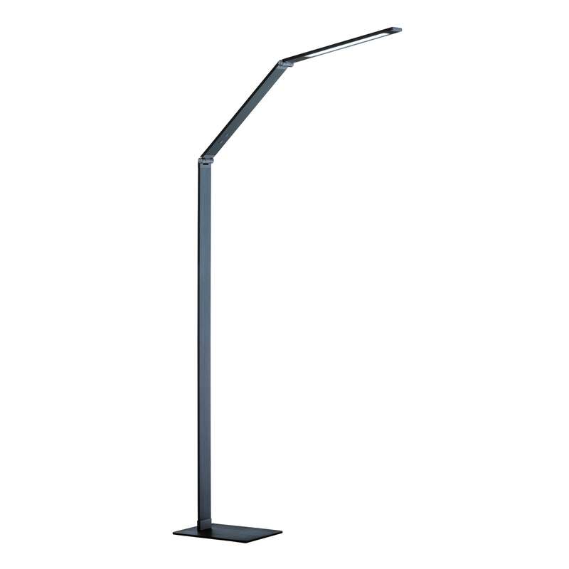 FISCHER & HONSEL Stehleuchte Geri LED dimmbar CCT anthrazit höhenverstellbar - 4001133458412