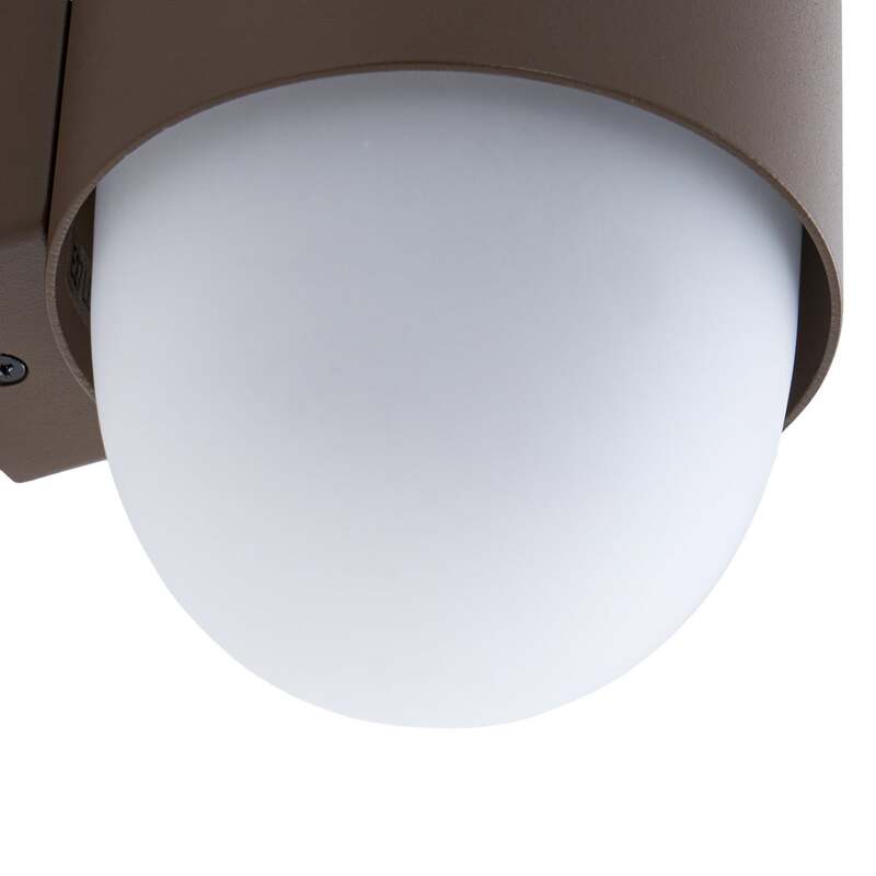 Lindby Außenwandleuchte Pilva LED Gartenlampe Wandleuchte dimmbar braun IP44 - 4255830907296