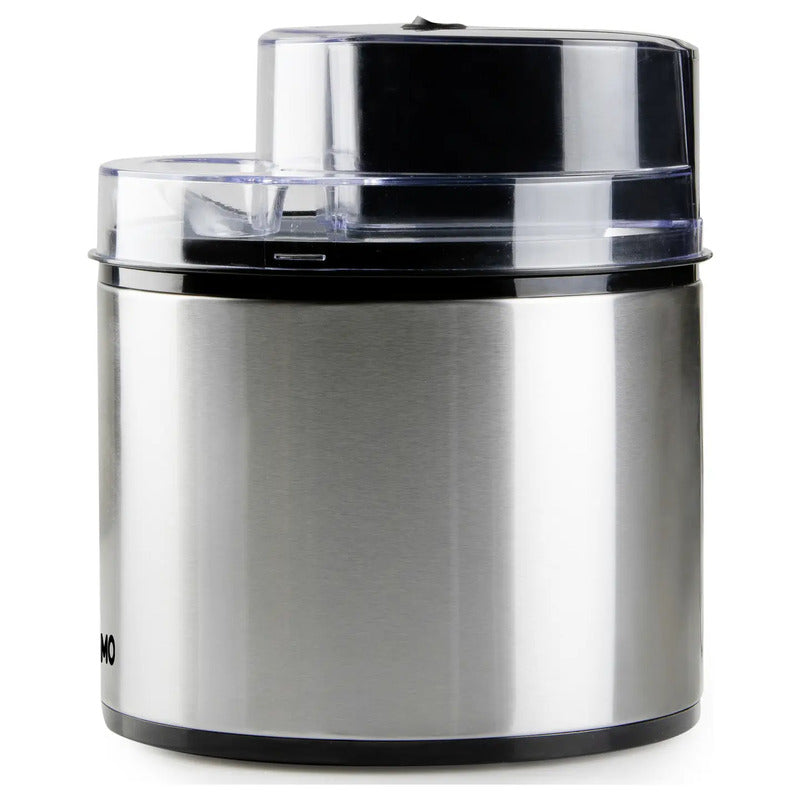 DOMO Eismaschine 2l Edelstahl Eisbereiter Eismaschine für leckeres Eis schnell - 5411397176691