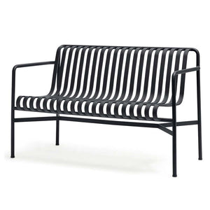 B-Ware Hay Dining Bench Palissade Bank Gartenbank Sitzbank Outdoorbank anthrazit grau