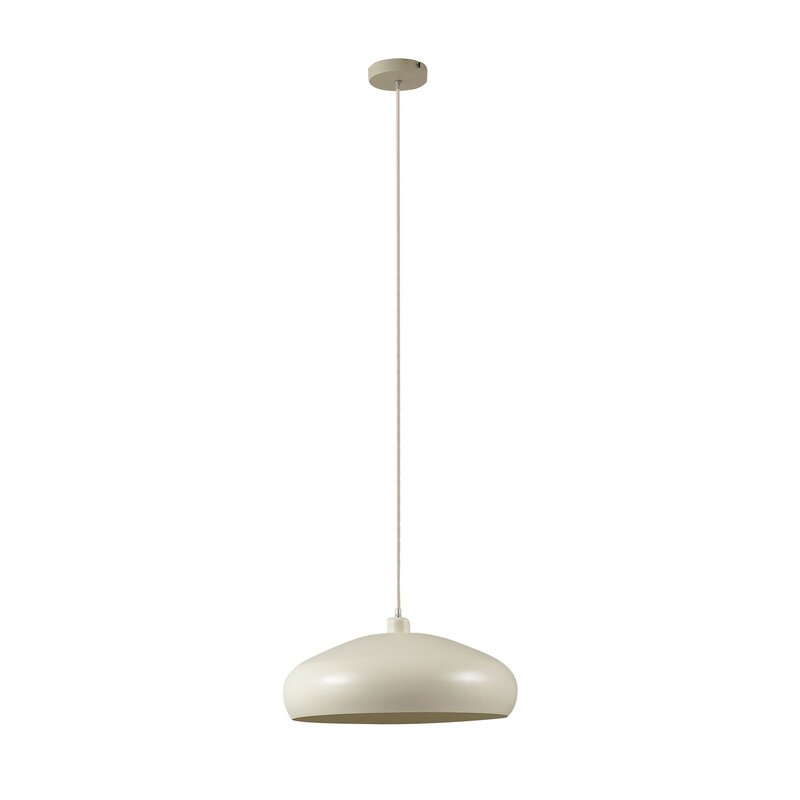 Lindby Hängeleuchte Elover beige Ø 45 cm Eisen Deckenlampe Deckenleuchte La103 - 4251911791969