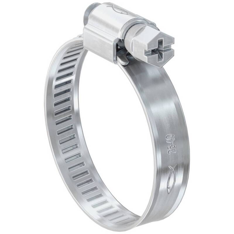Fischer 45531 Schlauchschelle Schelle Klemme SGS 9 W2 110-130 Edelstahl 25 Stück - 4006209455319