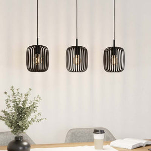 B-Ware Eglo Hängeleuchte Romazzina LED Hängelampe Pendelleuchte dimmbar schwarz 90cm