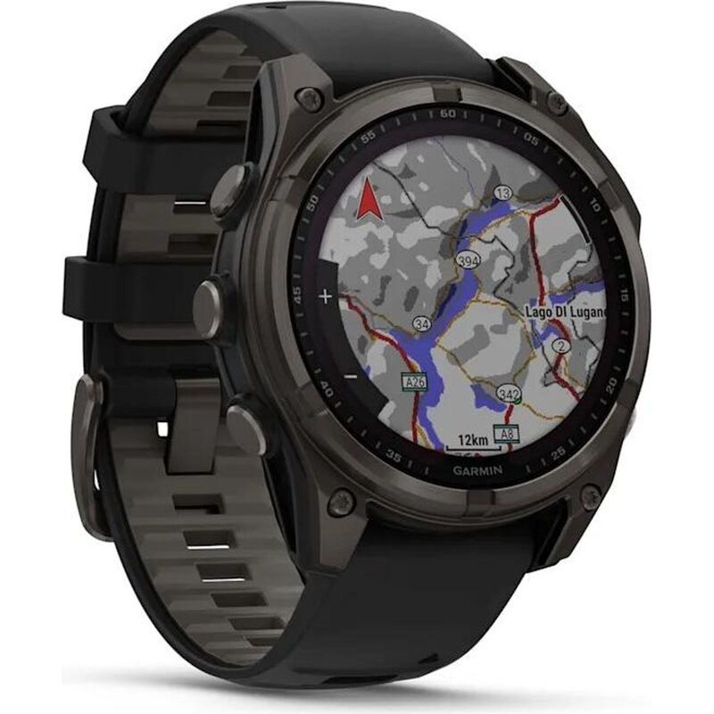 Garmin Fenix 8 Solar Smartwatch Titan Graphit 1,3" GPS wasserdicht 32GB 21 Tage - 0753759339333