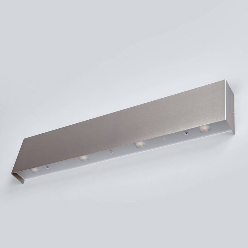 Rothfels Wandleuchte Wandlampe LED Nickel Maja Aluminium warmweiß dimmbar 54223 - 6291106555073