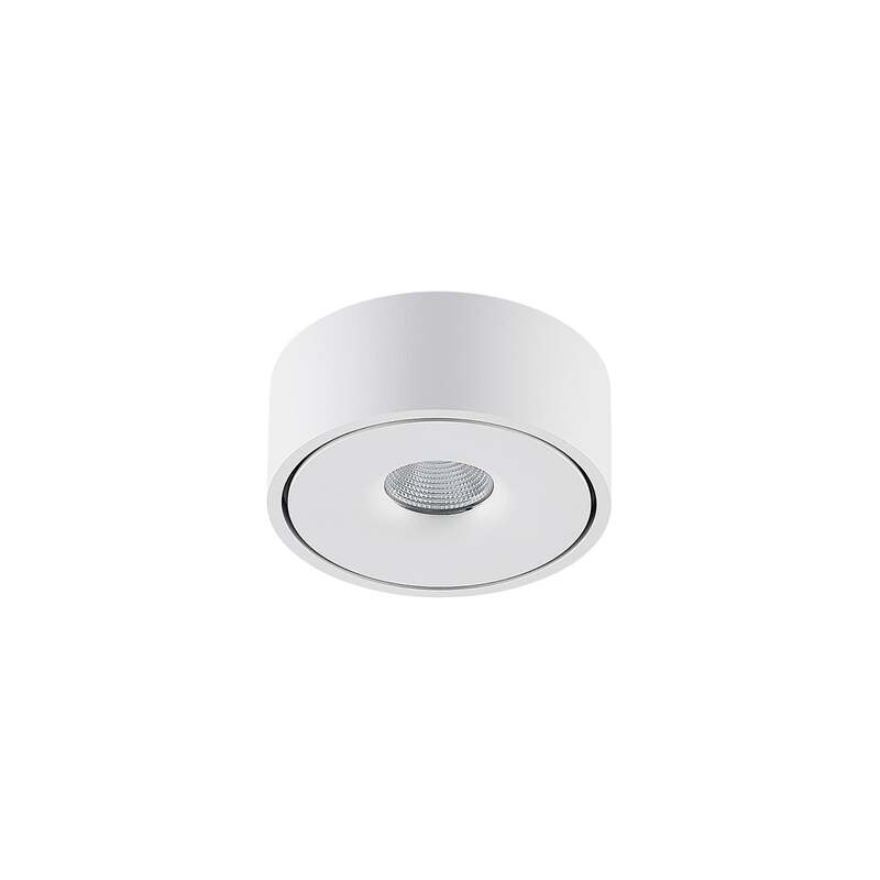Arcchio Deckenlampe LED Leuchte Rotari dimmbar warmweiß Ø12cm Aluminium weiß - 4251096578805