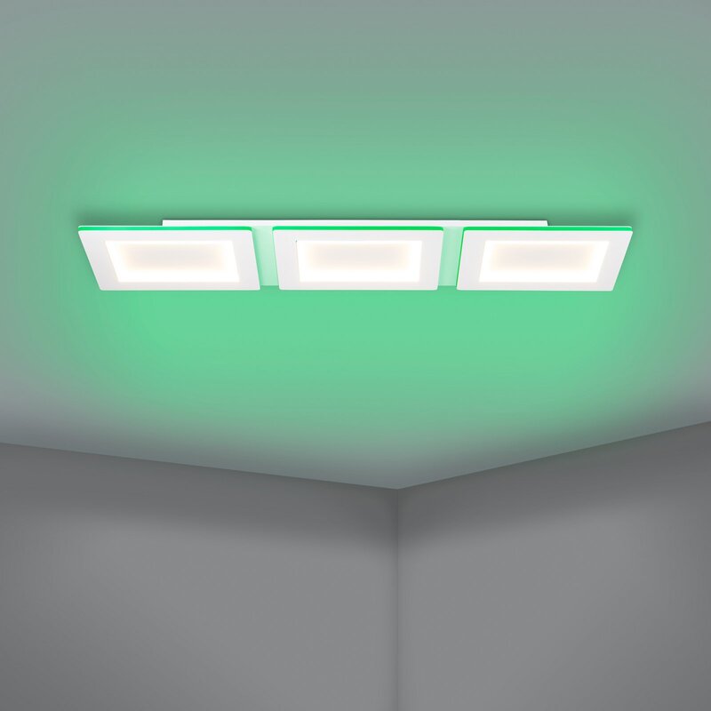 EGLO Deckenleuchte Deckenlampe LED weiß Stahl connect Padrogiano App steuer69 - 9008606244171