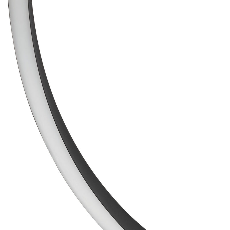 Lucande Smart-LED-Deckenleuchte Moise schwarz 42W dimmbar WLAN Tuya 60cm - 4255830900310