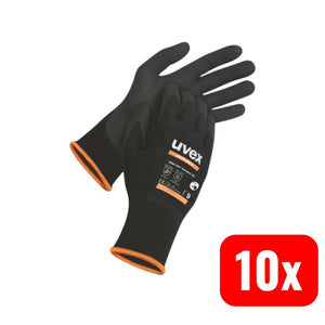 10x B-Ware Uvex Handschuh Paar athletic lite xt Größe 7 Schutz Handschuhe für Komfort