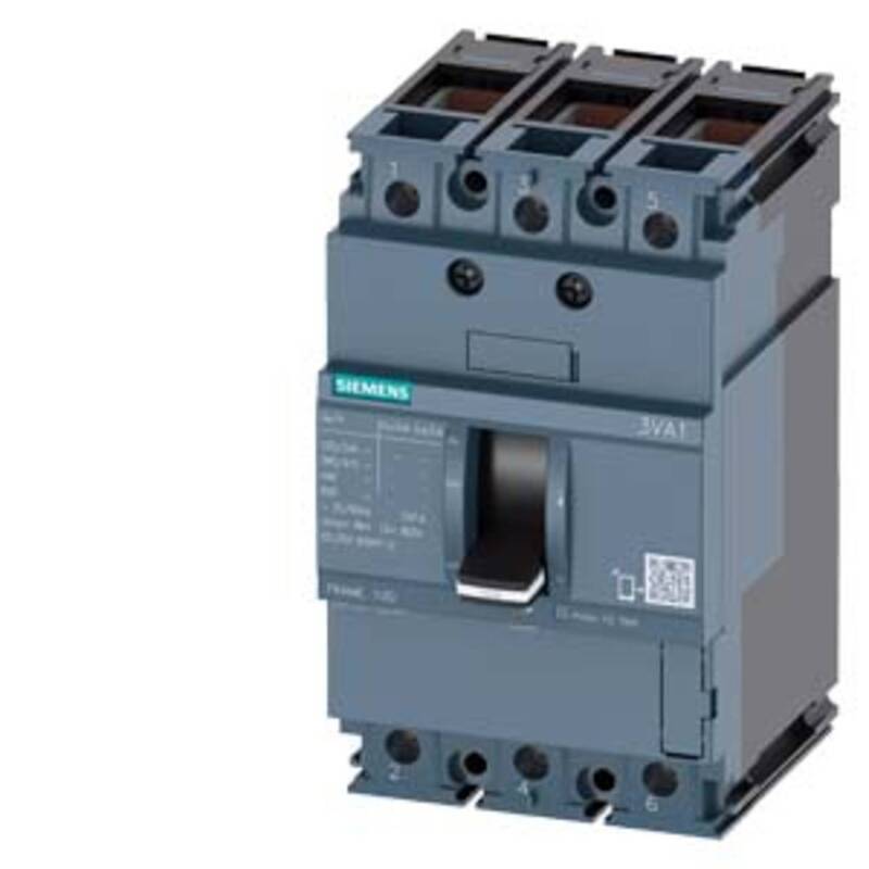 Siemens Leistungsschalter 3-polig 63A 690V AC Schaltvermögen Klasse B IP40 - 4042948819920