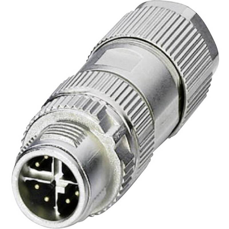 Phoenix Contact Sensor Aktor Datensteckverbinder Stecker Verbindung Silber M12 - 4046356530699