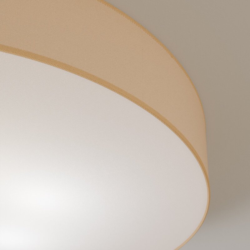 TK Lighting Deckenleuchte  Rondo beige Ø 80 cm SIEHE TEXT/FOTO - 11803561088724
