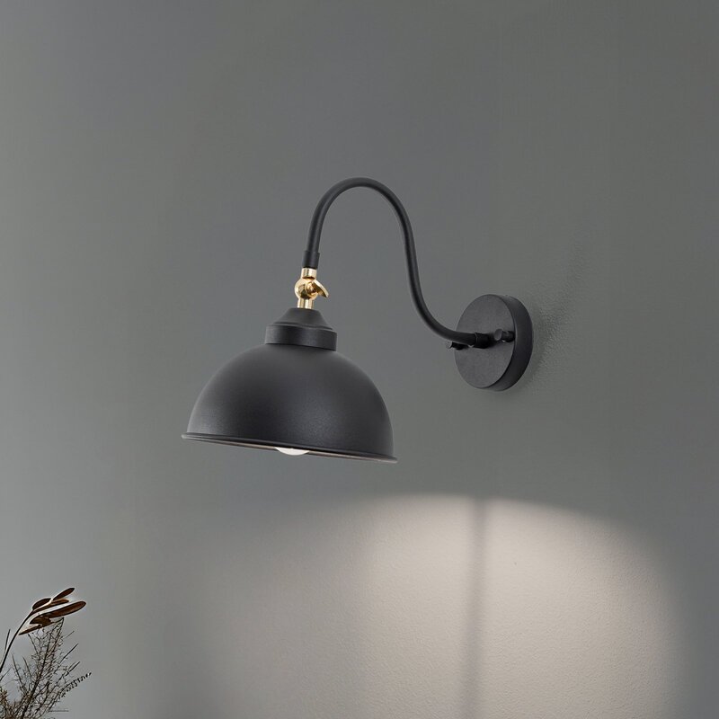 Opviq Wandleuchte Saglam 3742 justierbar schwarz Wandlampe Lampe Leuchte Spot - 8681875467949